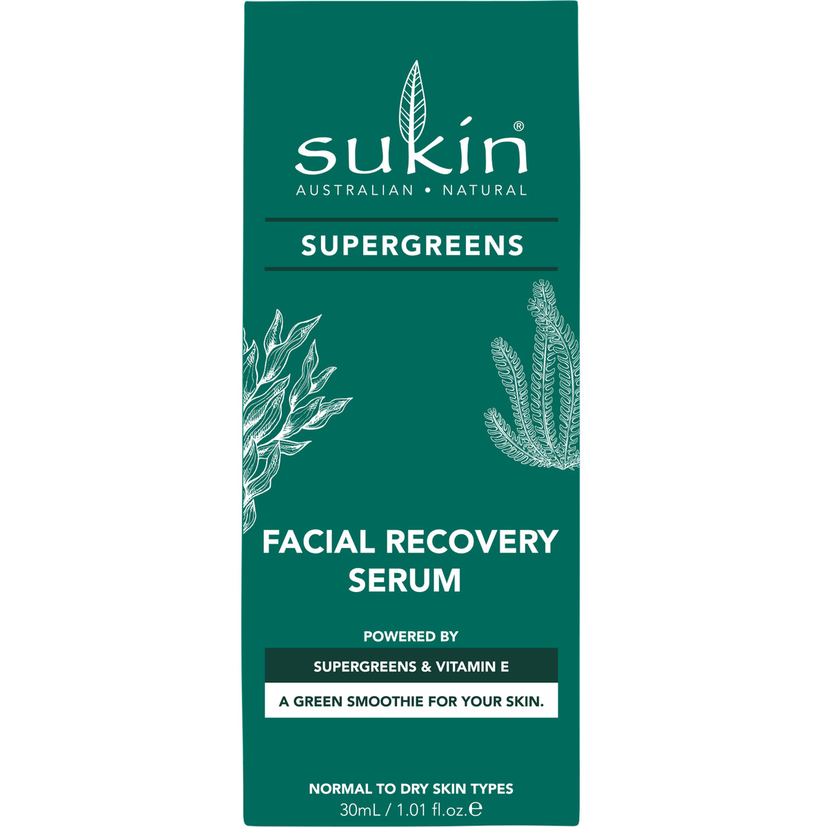 SUKIN SUPERGREENS RECOVERY SERUM 30ML