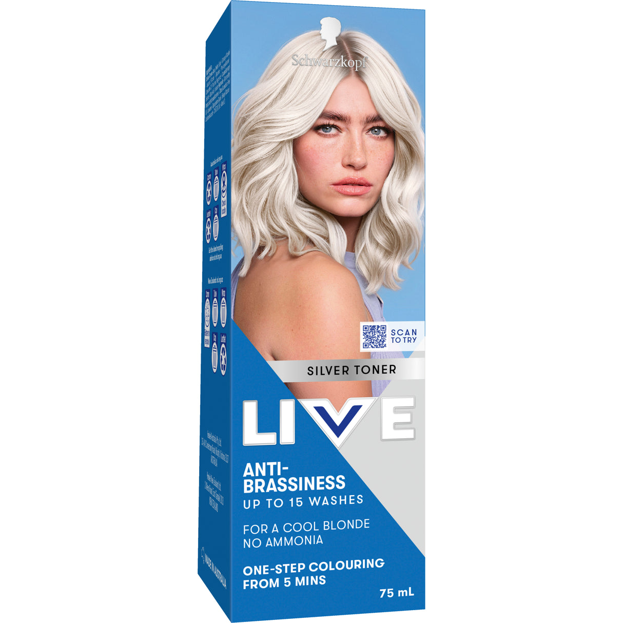 Schwarzkopf Live Colour Silver Toner 75mL