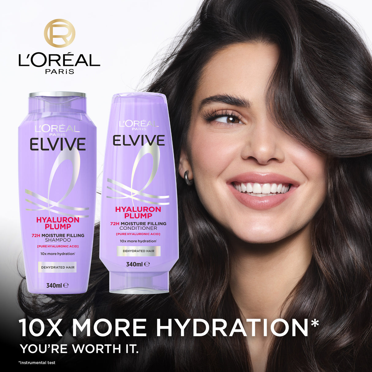 L'Oreal Elvive Hyaluron Plump Cond 340ml