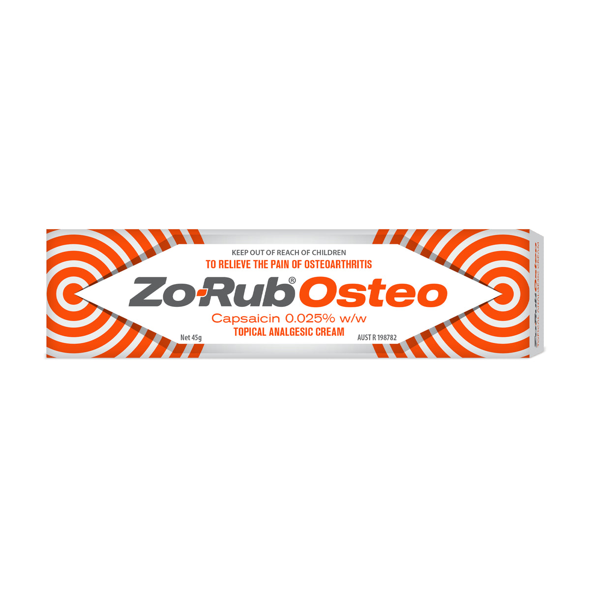 ZO-RUB Osteo Capsaicin0.025% w/w 45g
