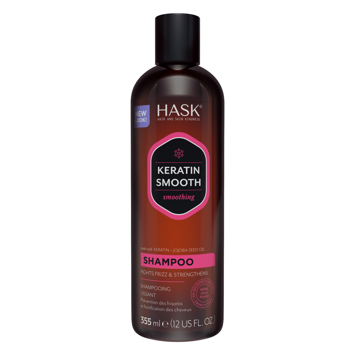 Hask Keratin Protein Smoothing Shampoo 355ml
