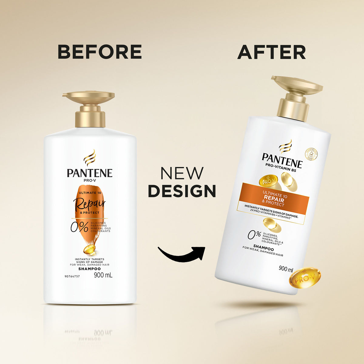 PANTENE Ultimate 10 Shampoo 900ml