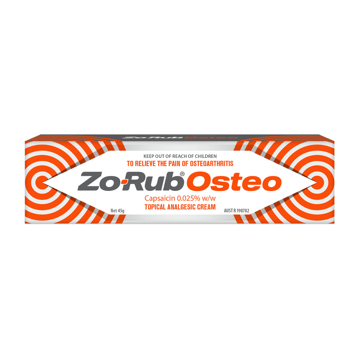 ZO-RUB Osteo Capsaicin0.025% w/w 45g
