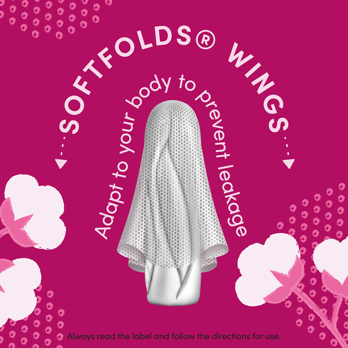 Carefree Flexia Fragrance Free Regular Tampons With Wings 16 Pack