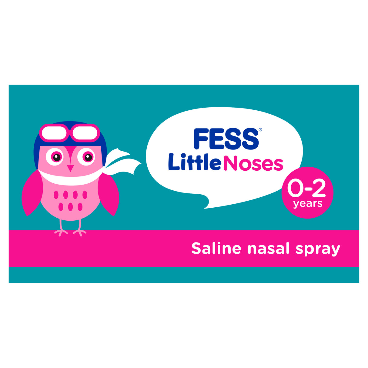FESS Little Noses Saline Nasal Spray + Aspirator 15mL