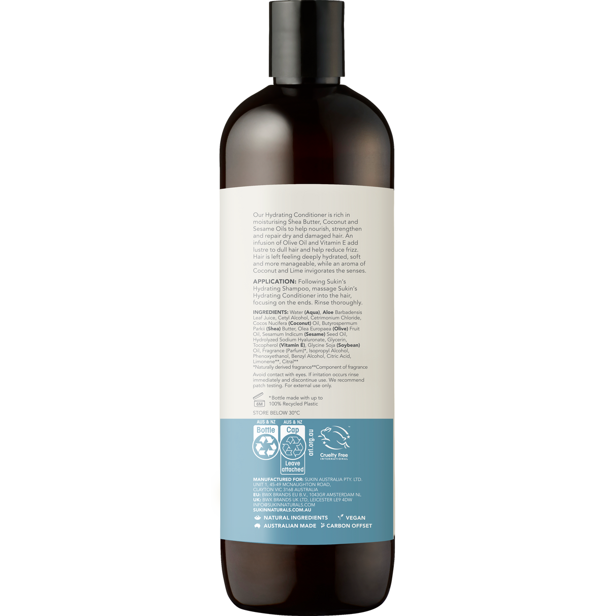 Sukin Hydrating Conditioner 500 mL