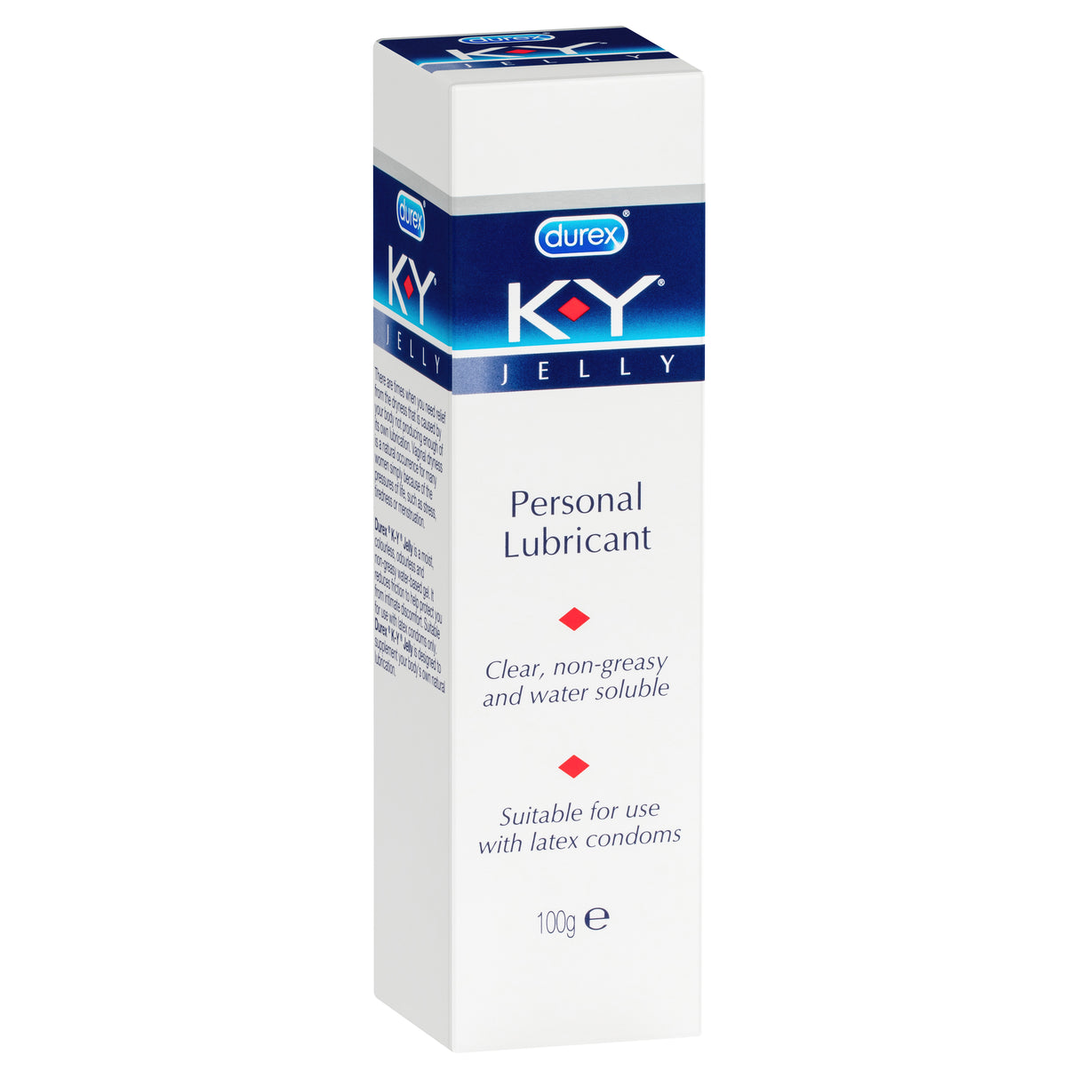 Durex K-Y Jelly Personal Lubricant Gel, Pack of 100g