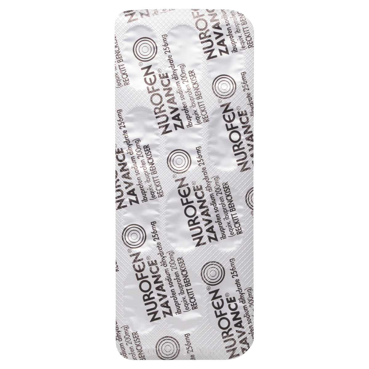 Nurofen Zavance Fast Pain Relief Caplets 256mg Ibuprofen 12 pack