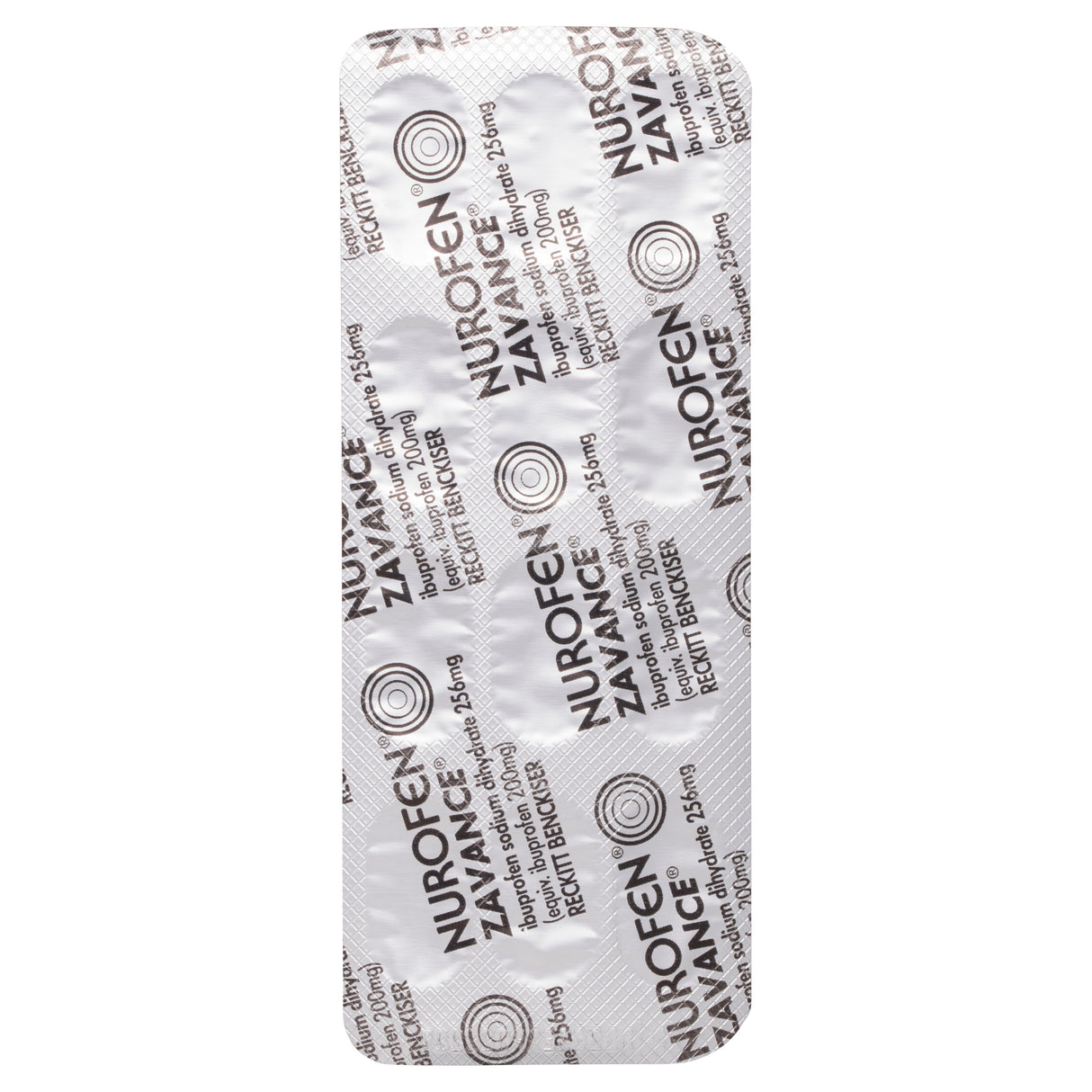 Nurofen Zavance Fast Pain Relief Caplets 256mg Ibuprofen 24 pack