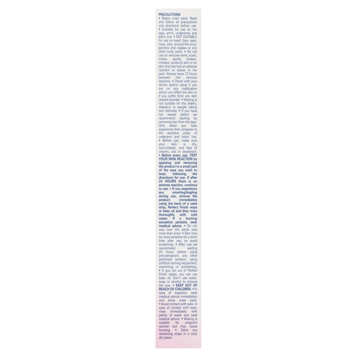 Veet Easy-Gel Legs Wax Strips Shea Butter and Acai Berries Scent