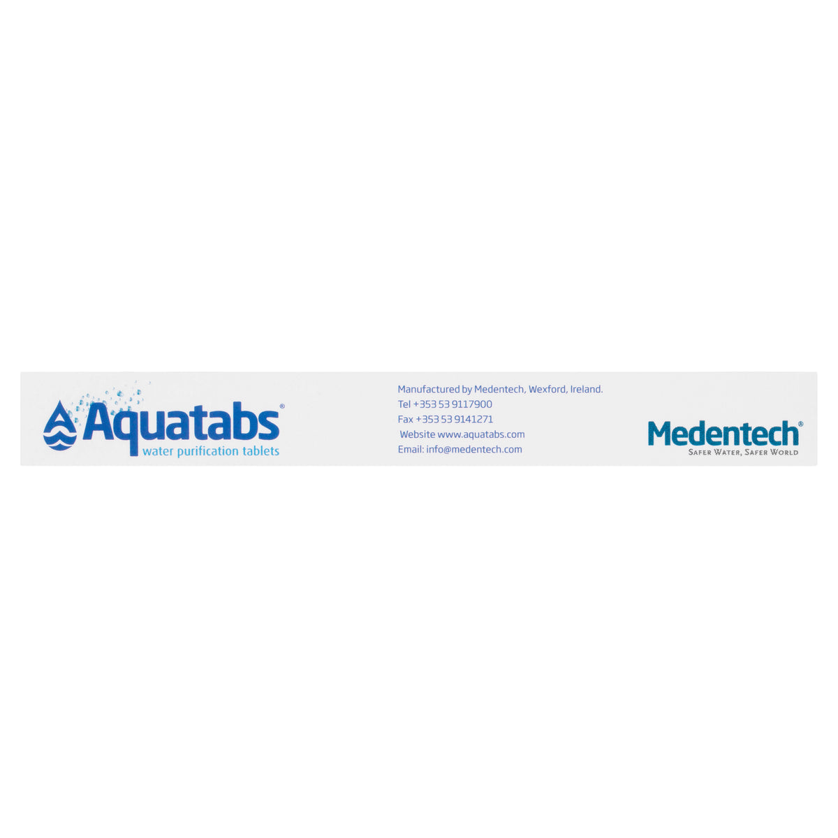 Aquatabs Water Purification Tablets - Box of 50 Tablets