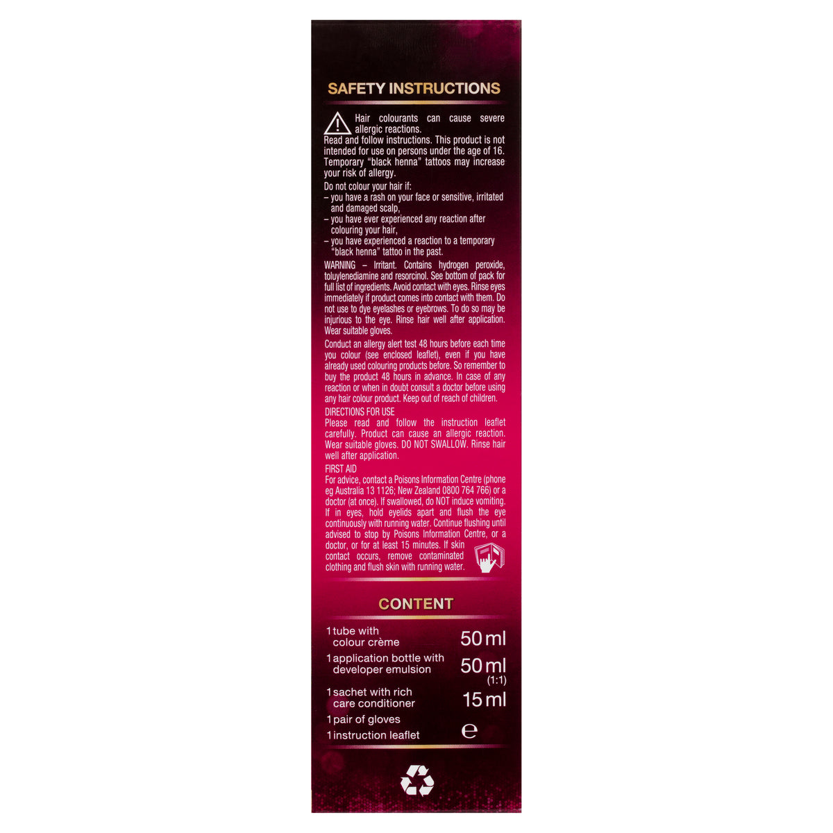Napro Palette Permanent Hair Colour 7-46 Light Brown Mocha