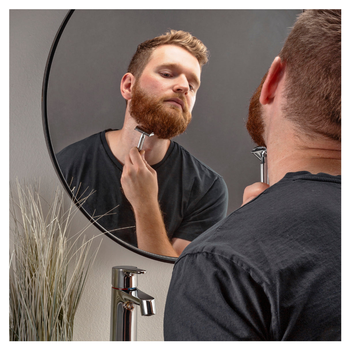 GILLETTE King C Double Edge Razor + 5ct