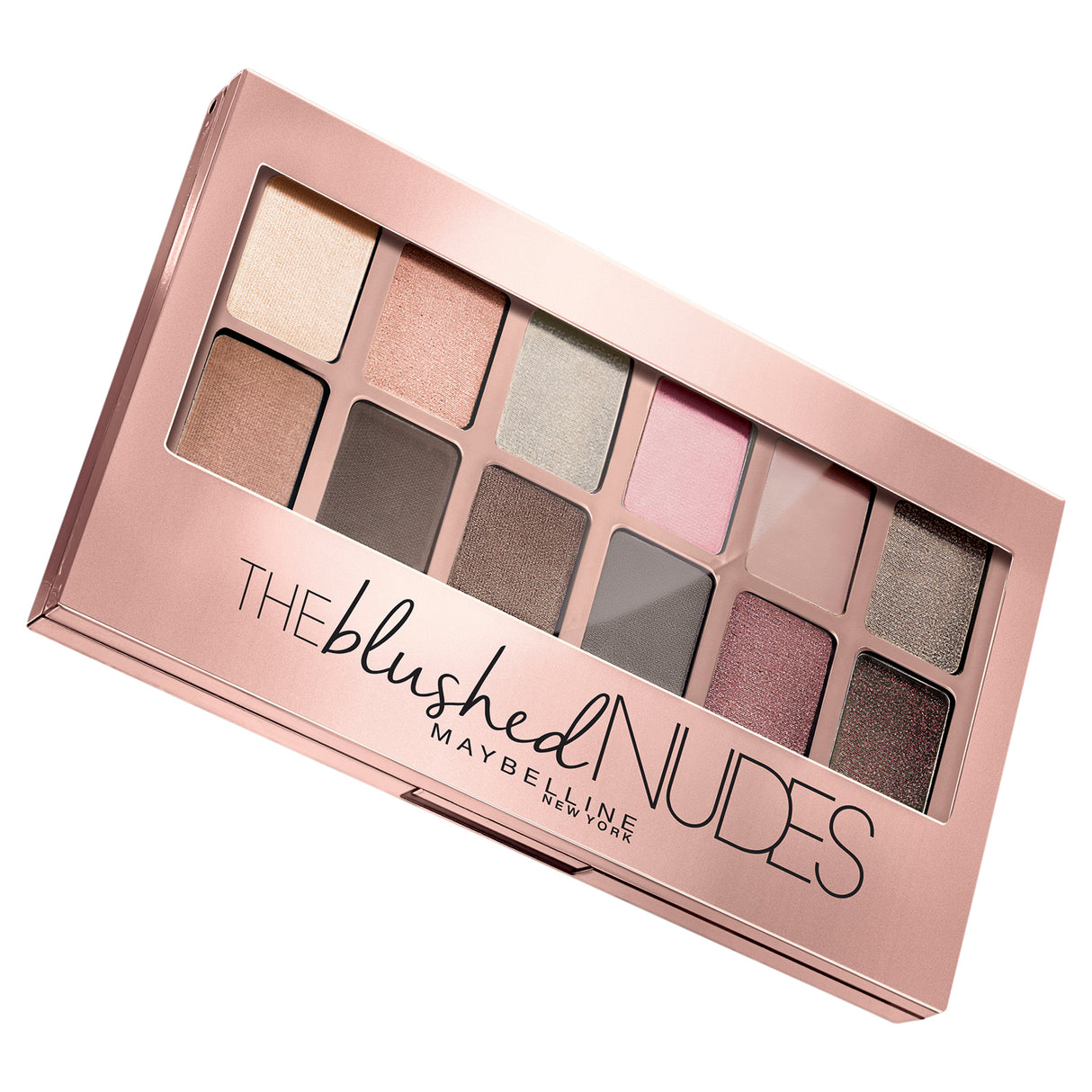 Maybelline Blushed Nudes Eyeshadow Palette - Nude, Blush & Plum