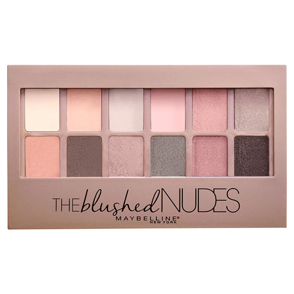 Maybelline Blushed Nudes Eyeshadow Palette - Nude, Blush & Plum