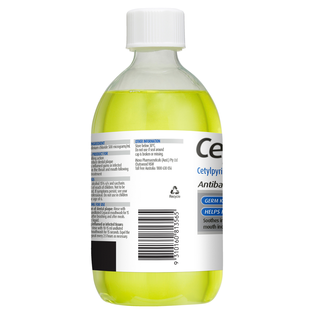 CEPACOL M/Wash Sol. Regular 500ml
