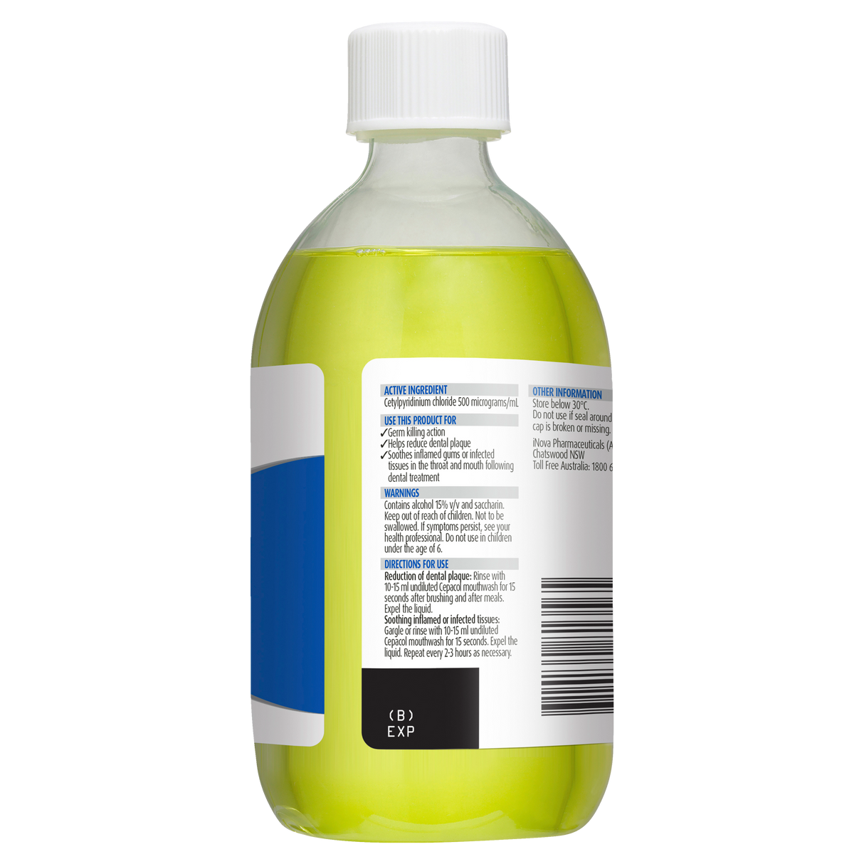 CEPACOL M/Wash Sol. Regular 500ml