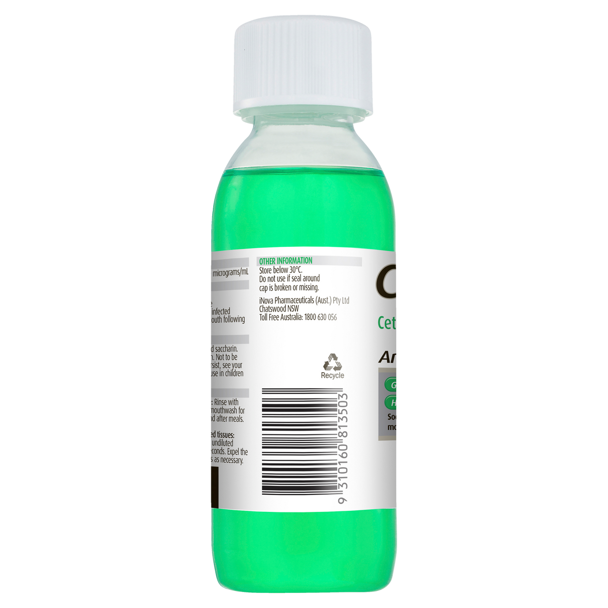 Cepacol Antibacterial Mint Mouthwash 150ml