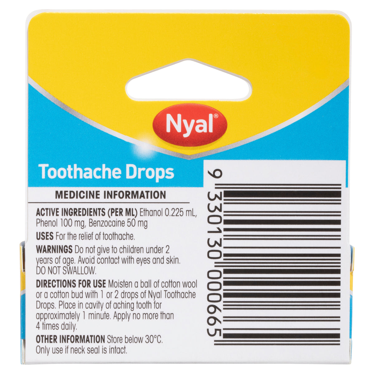 Nyal Toothache Drops 6mL