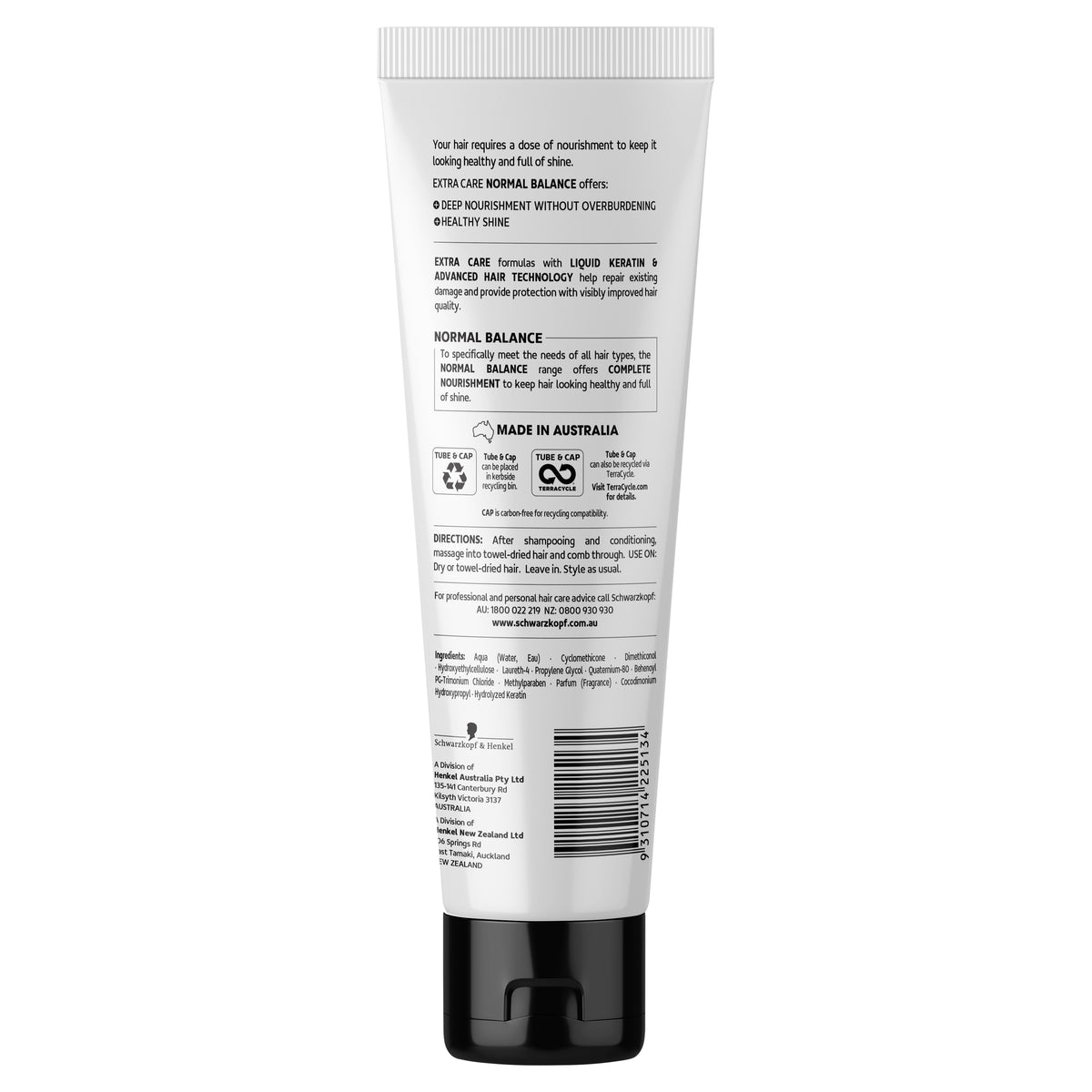 Schwarzkopf Extra Care Normal Balance Nourishing Leave in Treatment 150mL