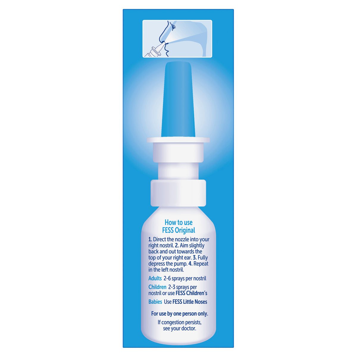 FESS Original Nasal Saline Spray 75 mL