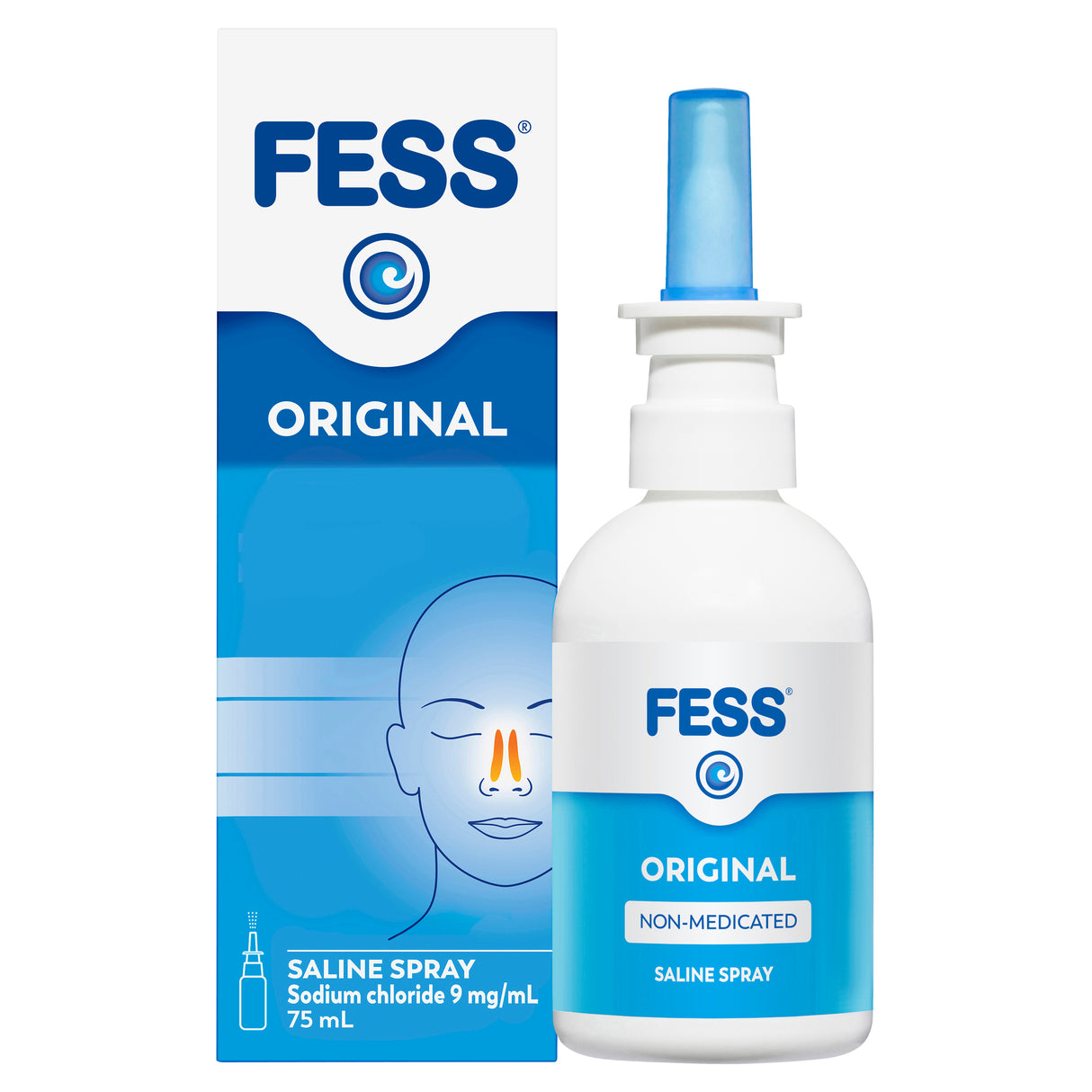 FESS Original Nasal Saline Spray 75 mL