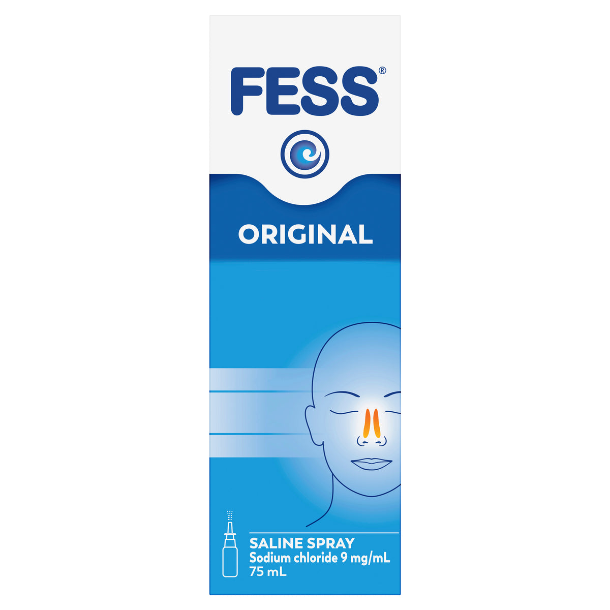 FESS Original Nasal Saline Spray 75 mL