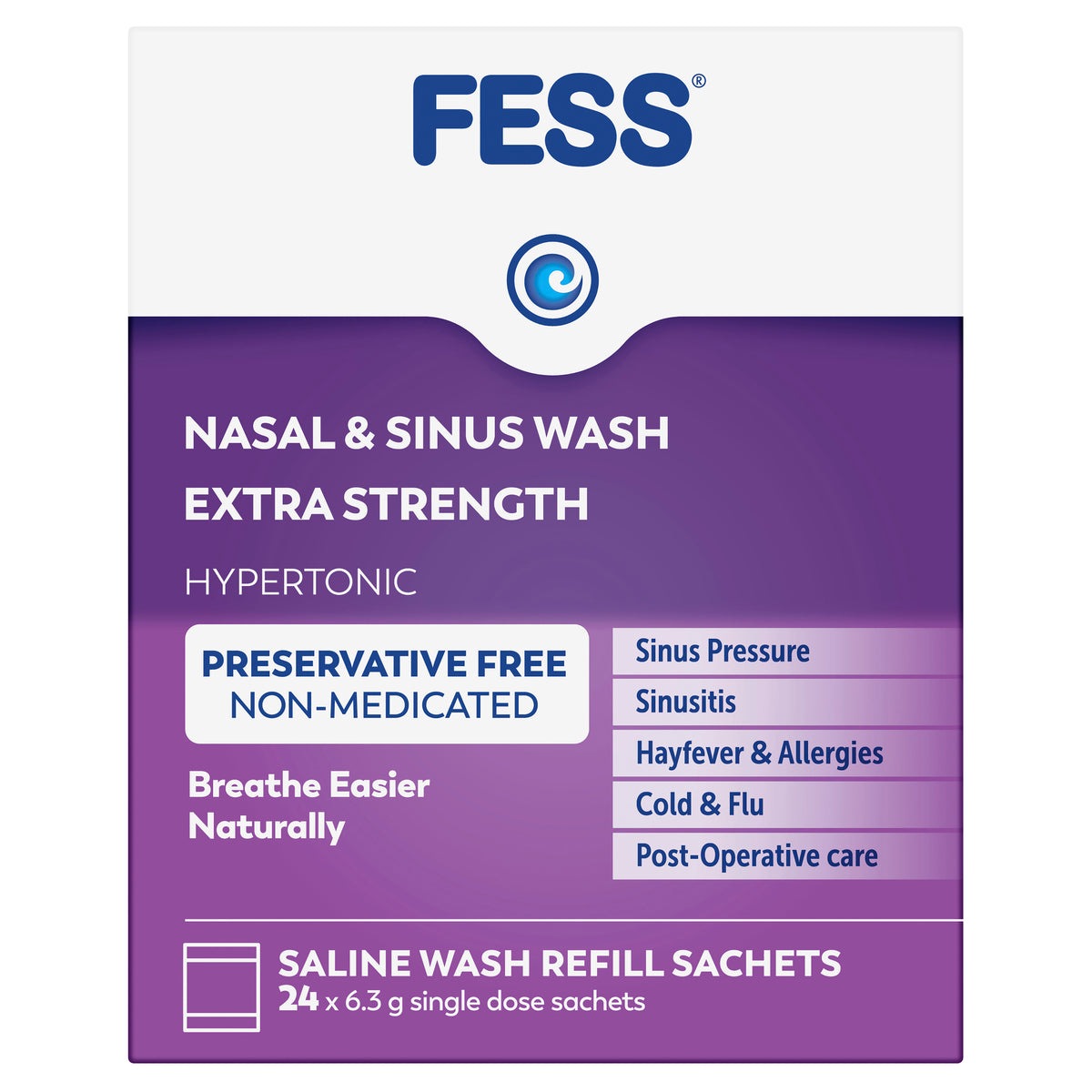 FESS Nasal and Sinus Wash 24 x 6.3g