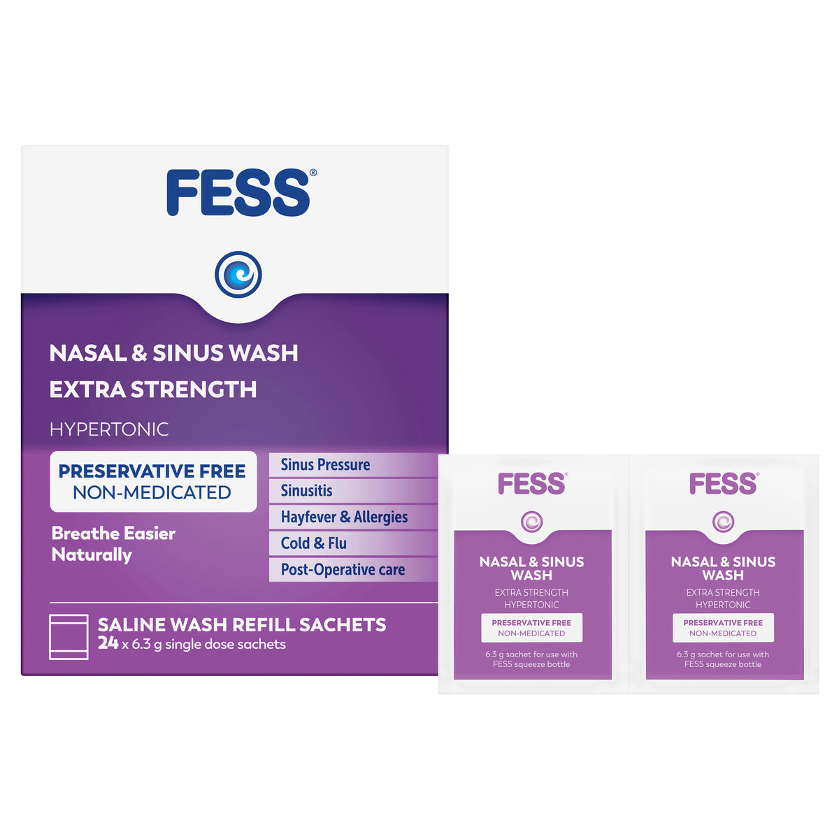 FESS Nasal and Sinus Wash 24 x 6.3g