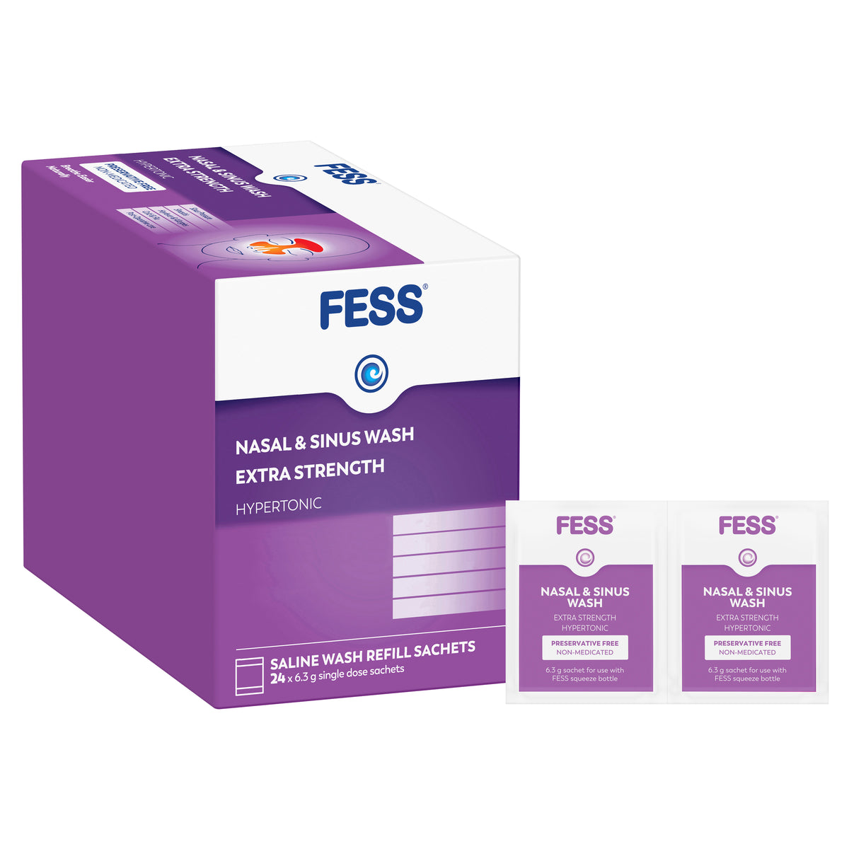 FESS Nasal and Sinus Wash 24 x 6.3g