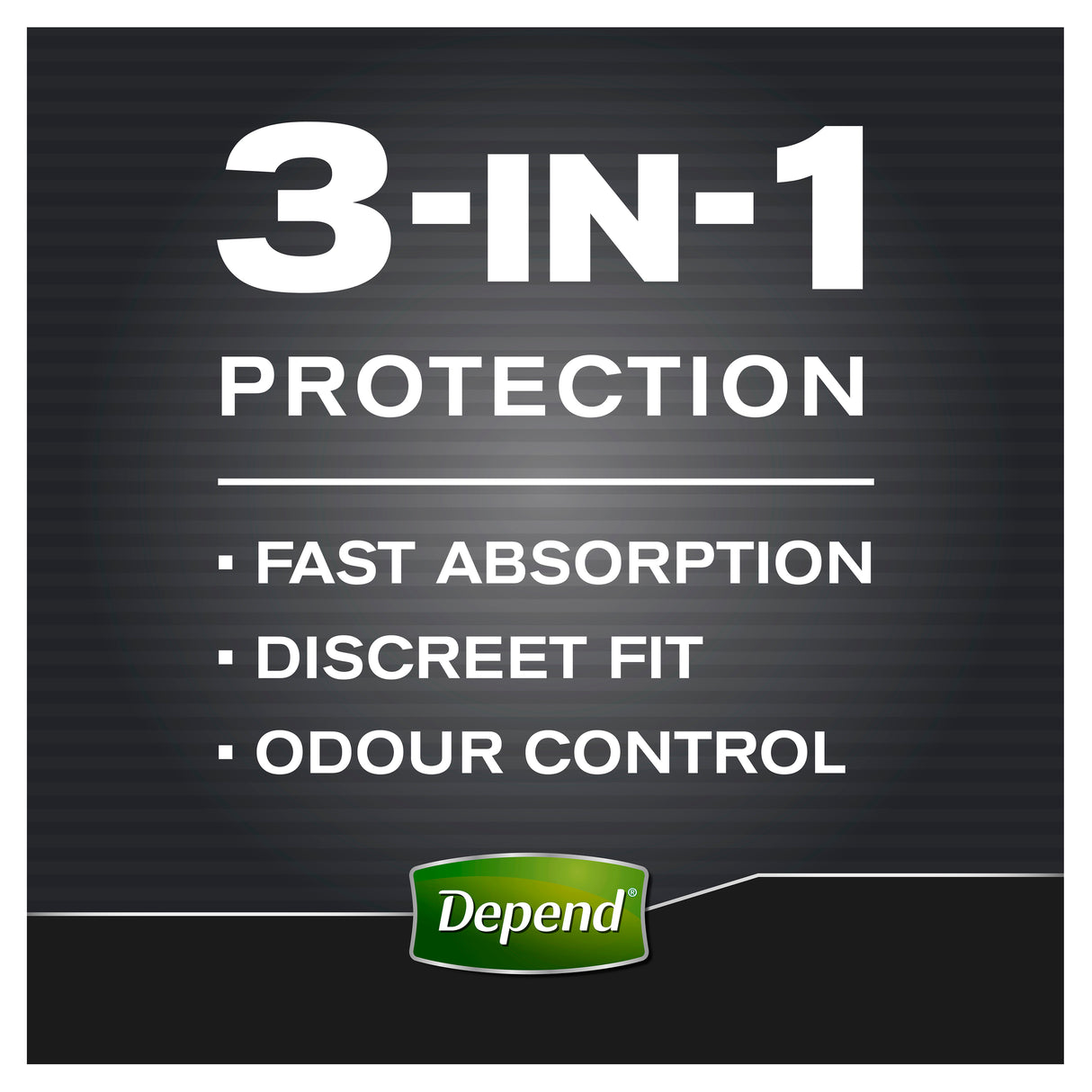 Depend Incontinence Guards Men 12 Pack