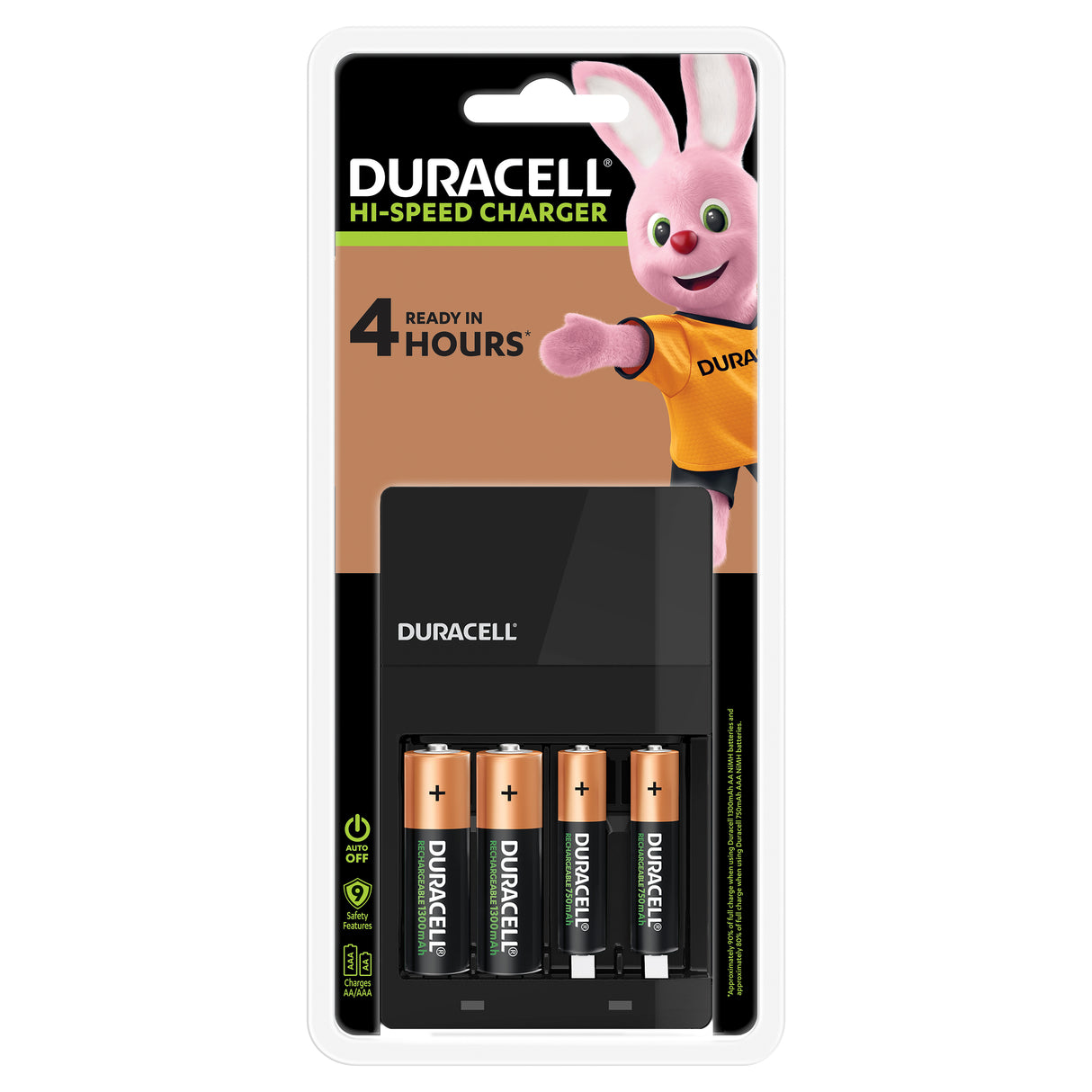 Duracell HiSpeed Charger+2AA 5006411