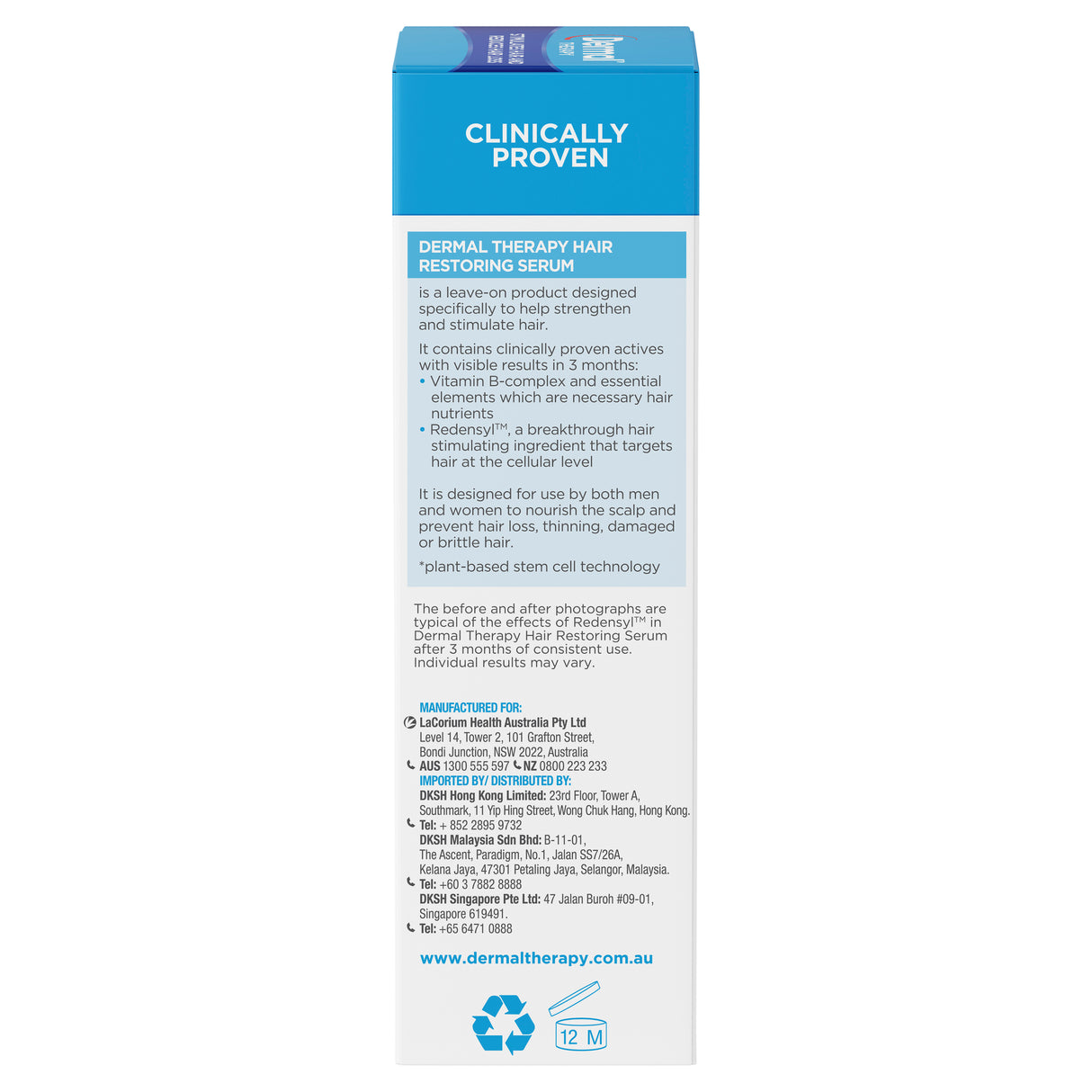 Dermal Therapy Hair Restoring Serum 60mL