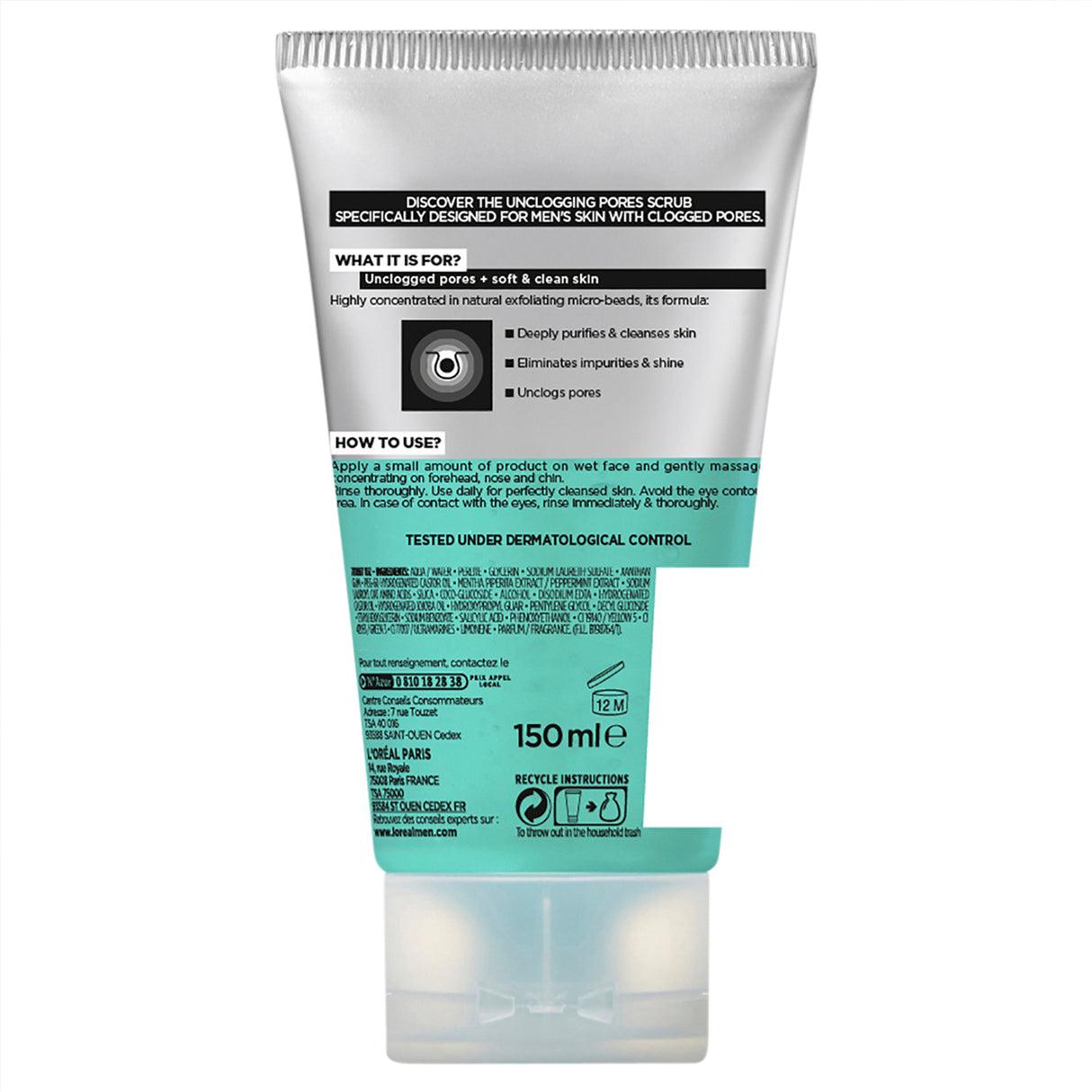 L'Oréal Paris Men Expert Hydra Energetic Deep Exfoliating Scrub 100ml