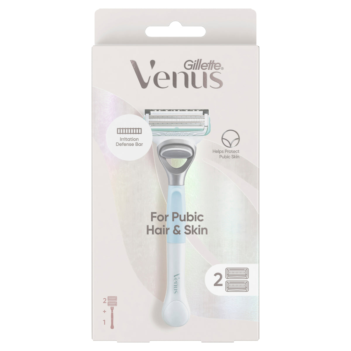 Gillette Venus Intimate Bikini Razor+2UP