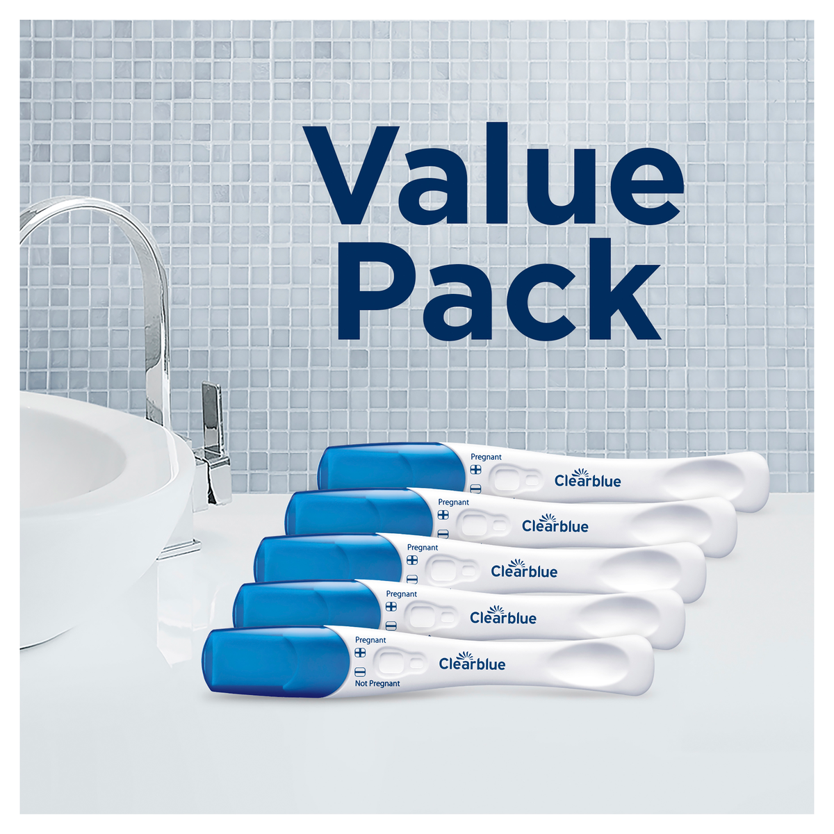 Clearblue Pregnancy Test, Rapid Detection, 5 Tests