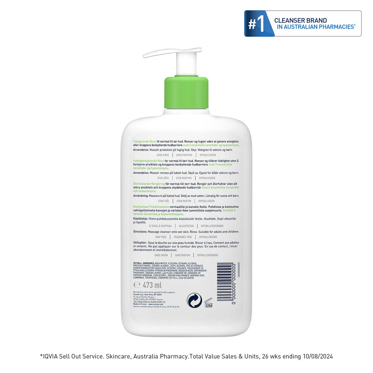 CeraVe Hydrating Cleanser 473ml