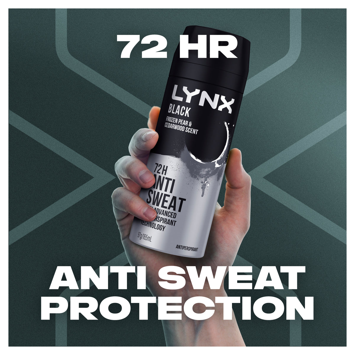 Lynx Antiperspirant Body Spray Black 165ml