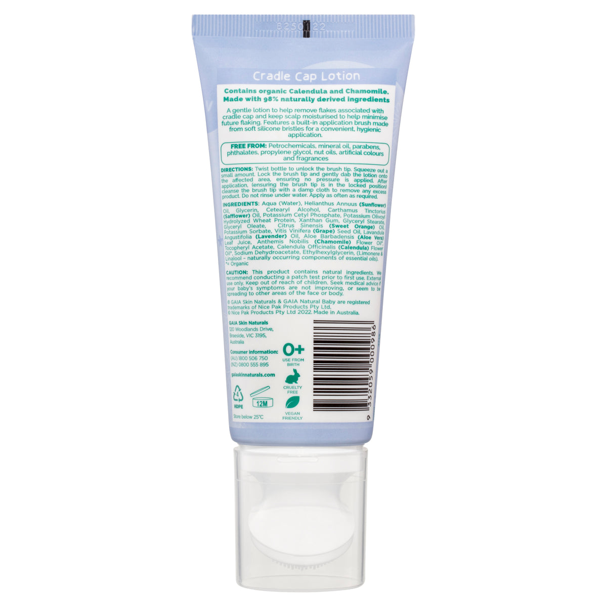 GAIA Natural Baby Cradle Cap Lotion 75mL
