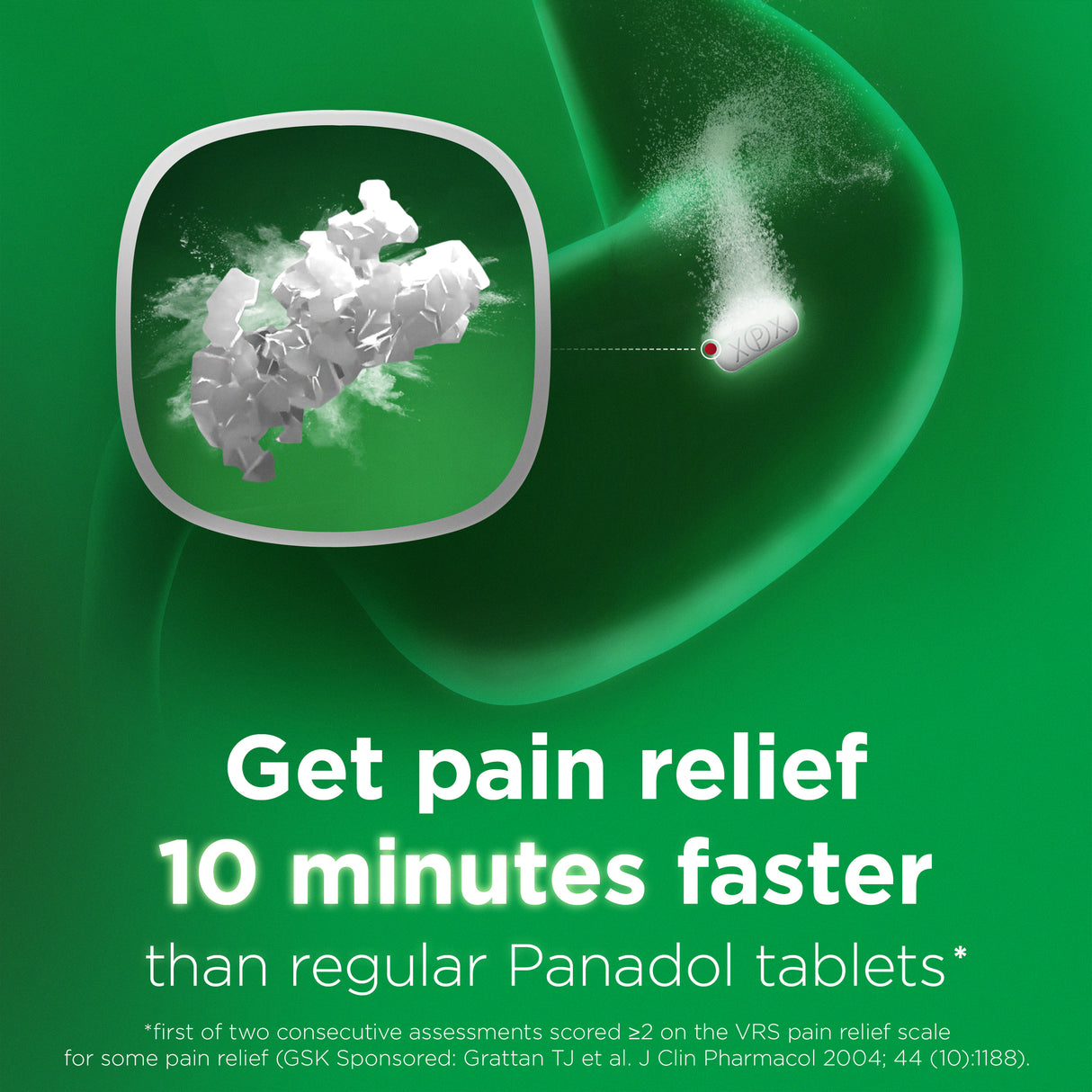 Panadol Rapid for Pain Relief, Paracetamol - 500mg 10 Caplets