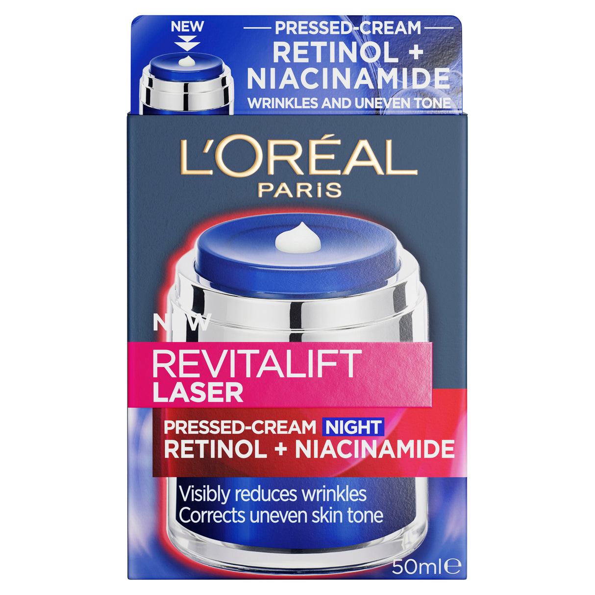 L'Oreal Paris Revitalift Laser Retinol Pressed Cream Night 50mL