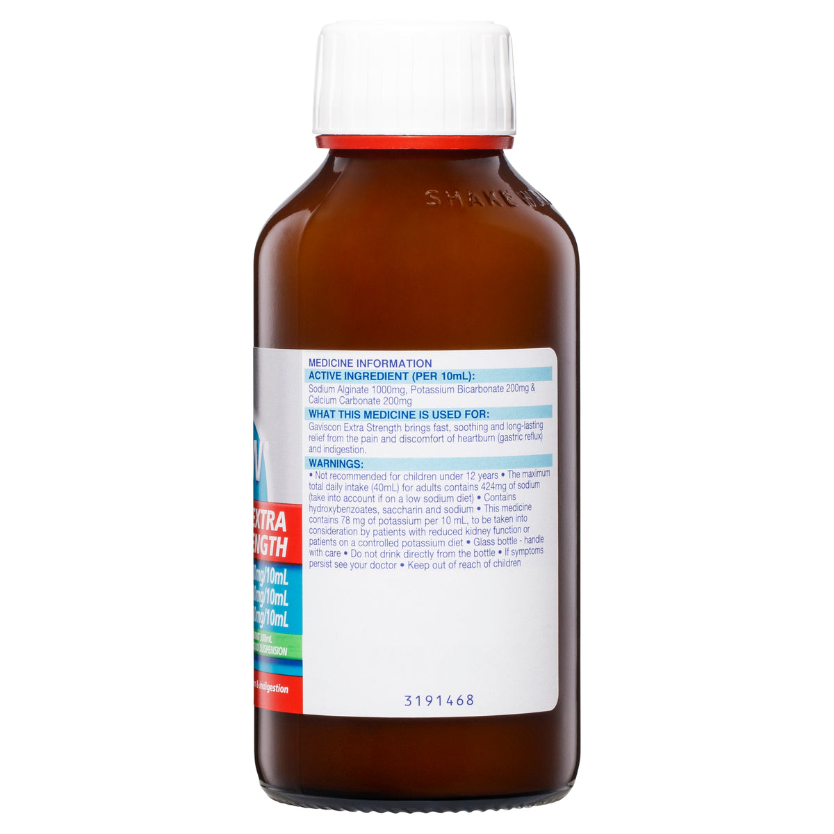 Gaviscon EXTRA Liquid P/MINT 300ml