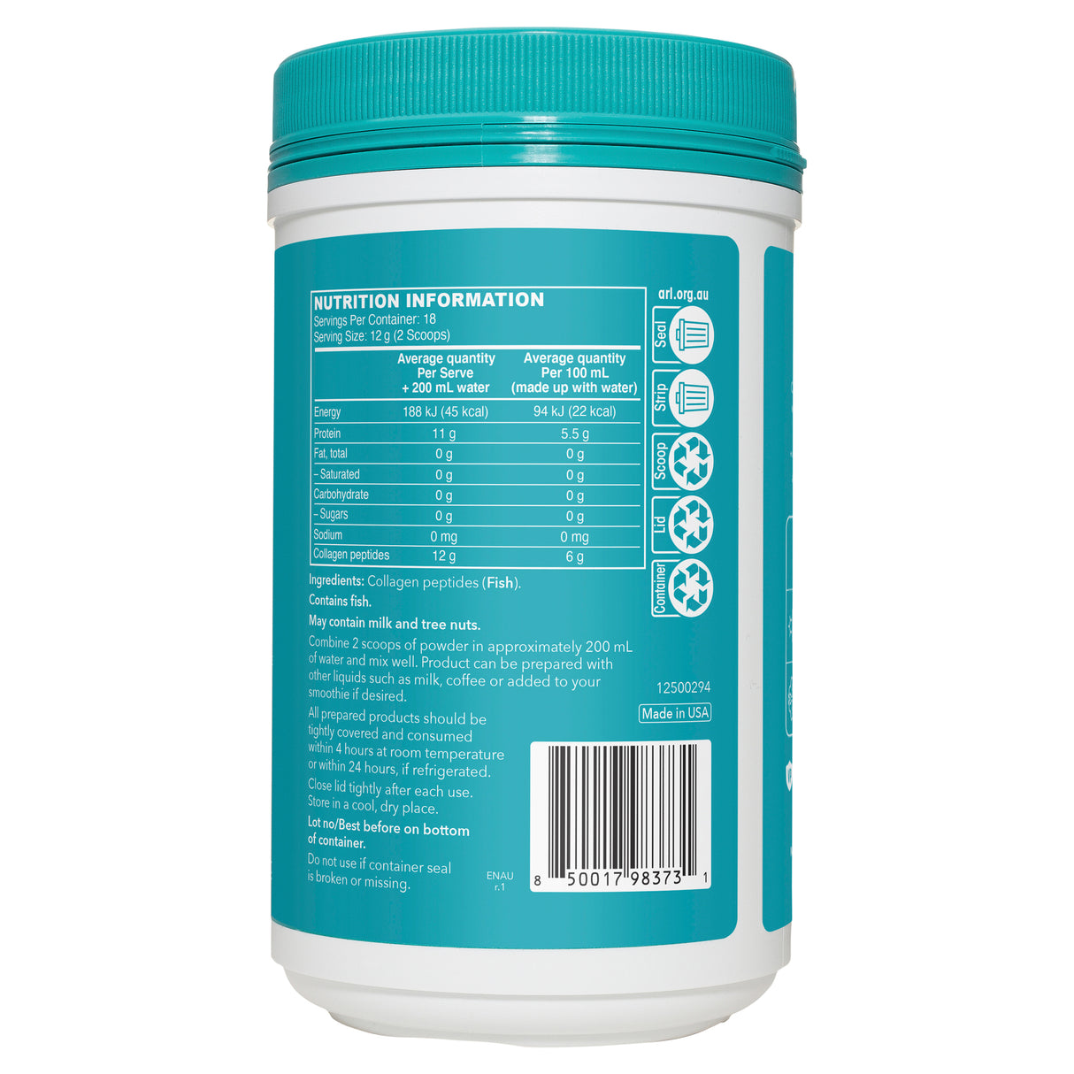 Vital Protein Marine Collagen Unflavoured 221g