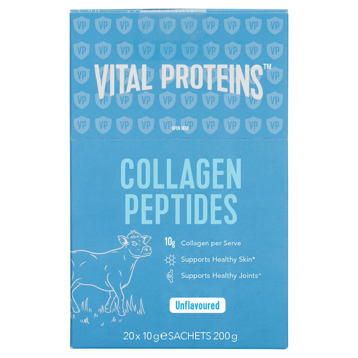 Vital Protein Collagen Peptides Sachet Unflavoured. 20X10g