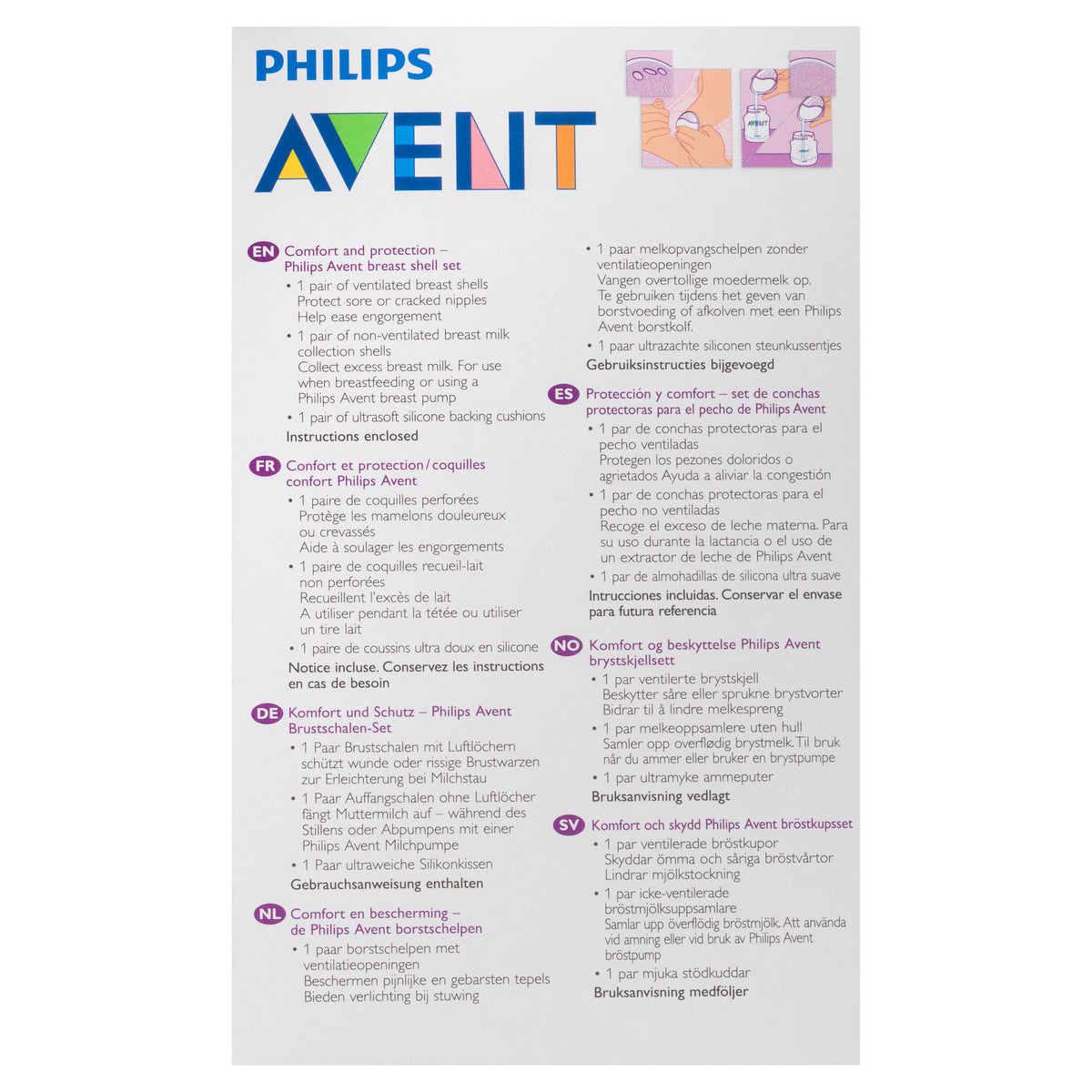 Philips Avent Breast Shell Set