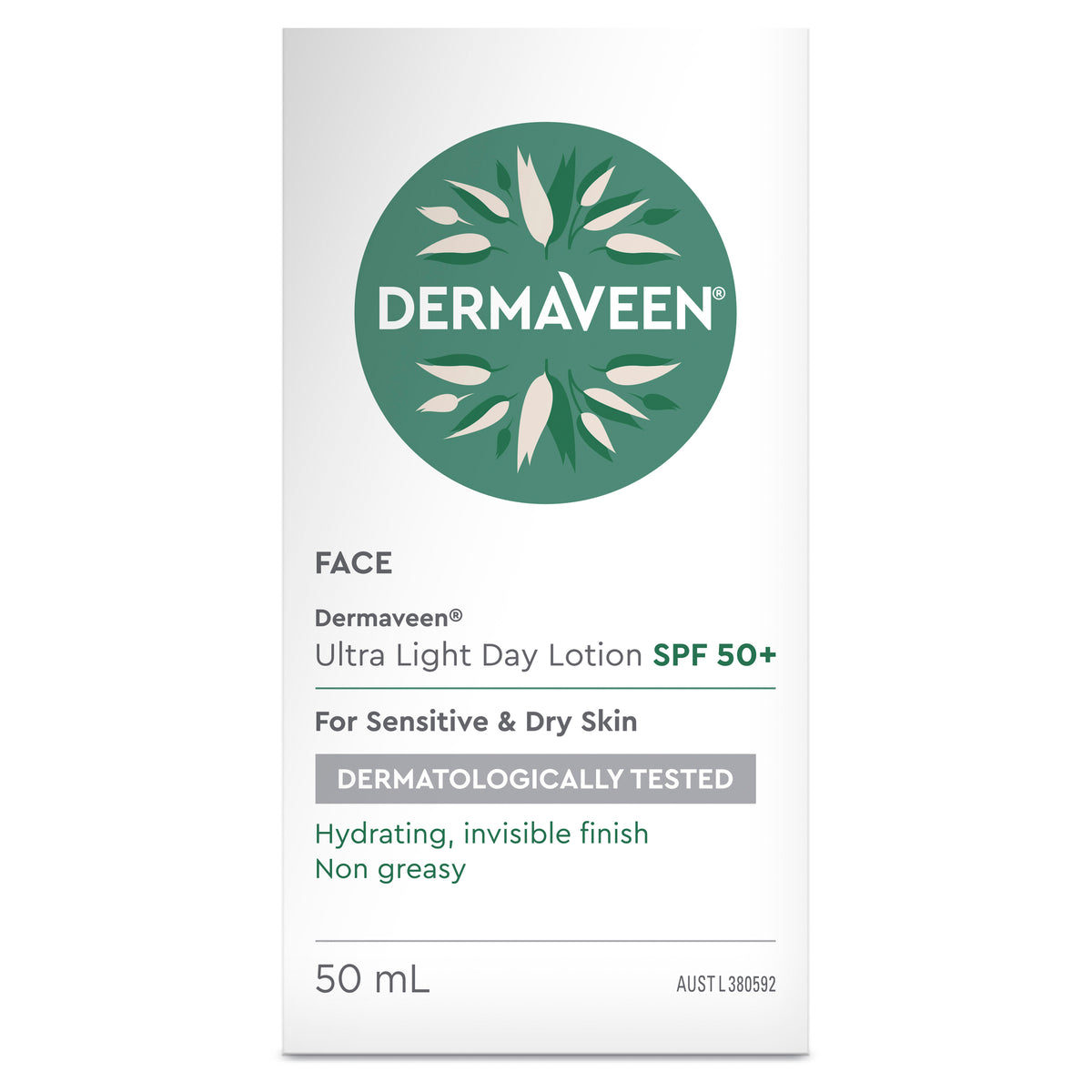 DermaVeen Face Ultra Light Lotion SPF50+ 50ml