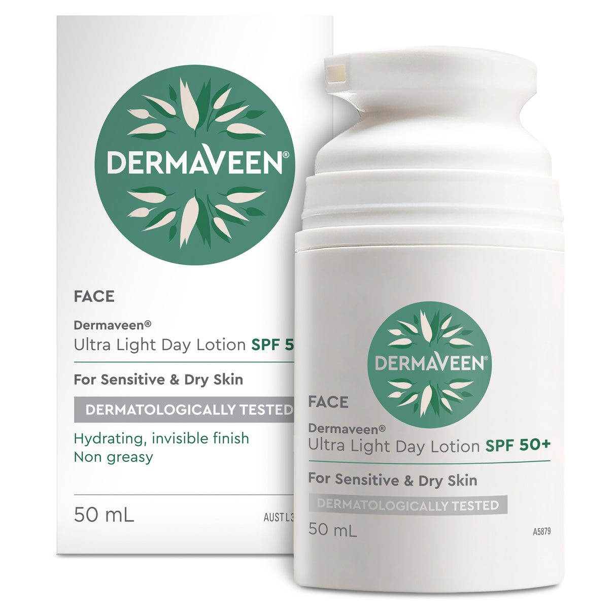 DermaVeen Face Ultra Light Lotion SPF50+ 50ml