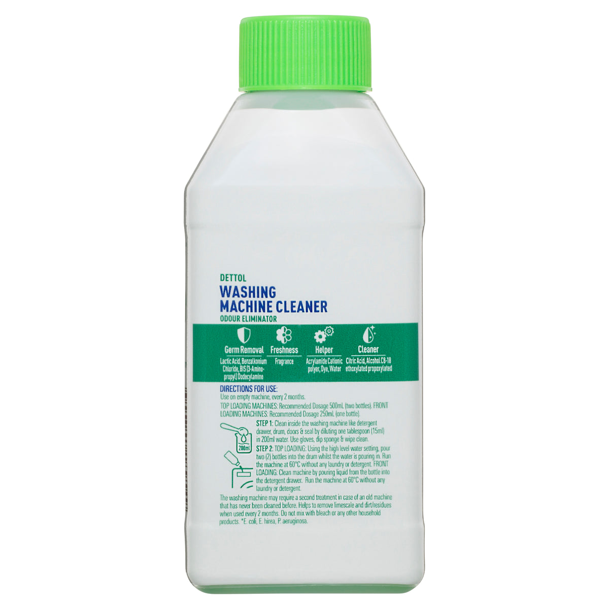 Dettol Odour Eliminator Washing Machine Cleaner 250mL