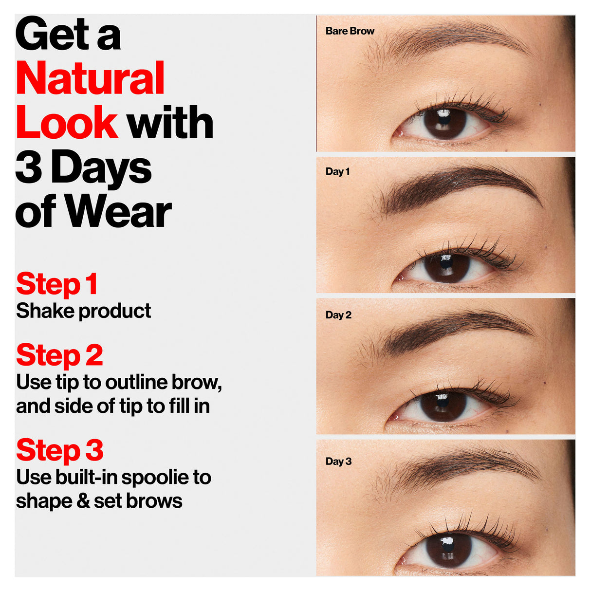 Revlon ColorStay Semi-Permanent Brow Ink Dark Brown