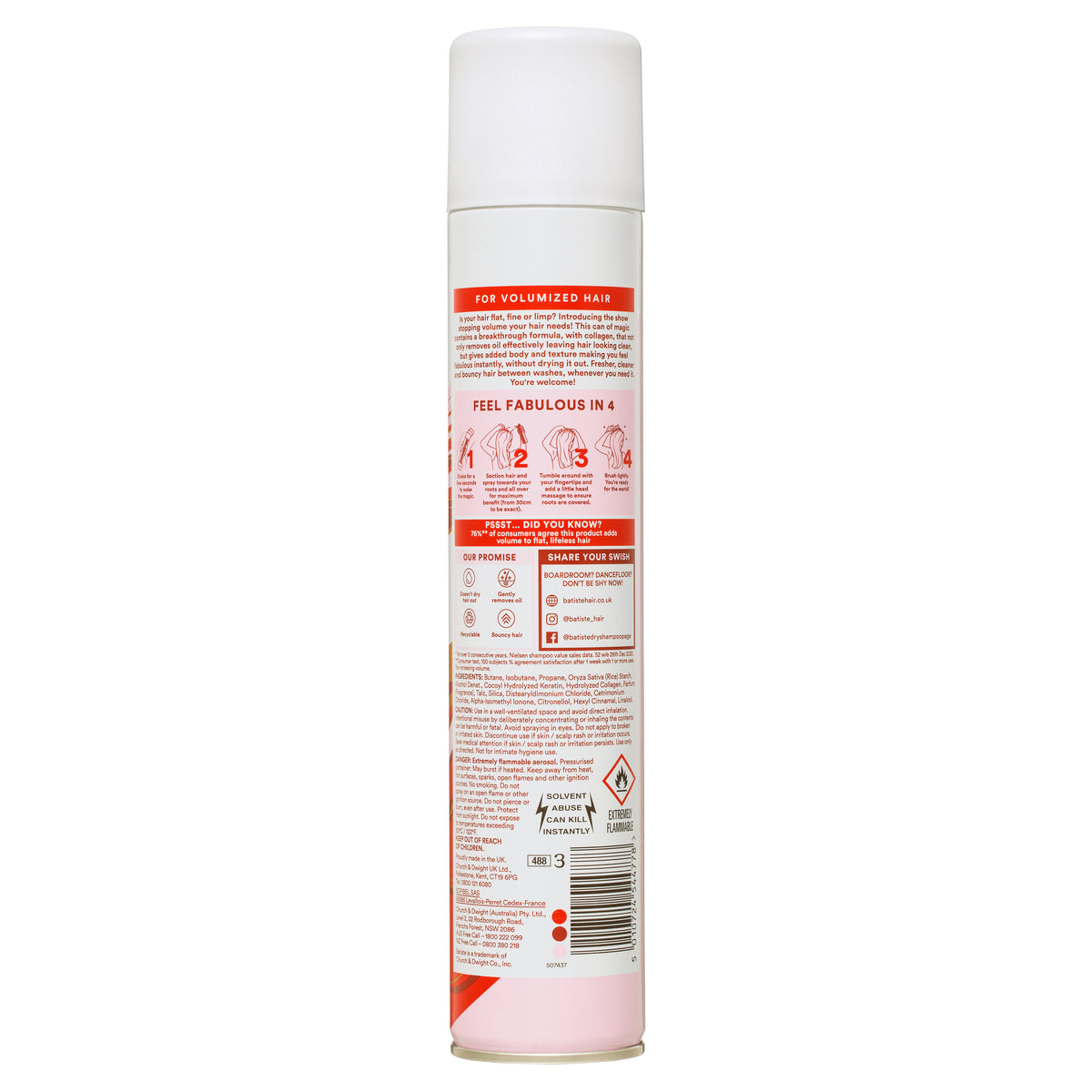 BATISTE Dry Shampoo Volume 350ml